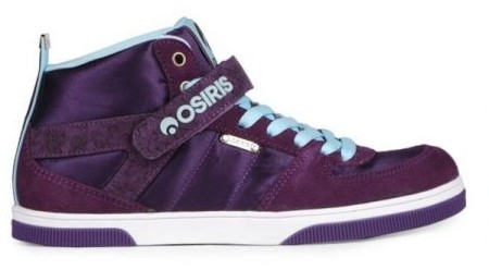 Bild Osiris Skateboard Schuhe Uptown Girls Purple/Ice/Teal - Hip Hop Schuhe